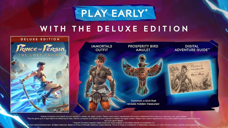 Prince of Persia: The Lost Crown: Deluxe Edition – Deluxe Edition Trailer by Cherry on Top — image 2